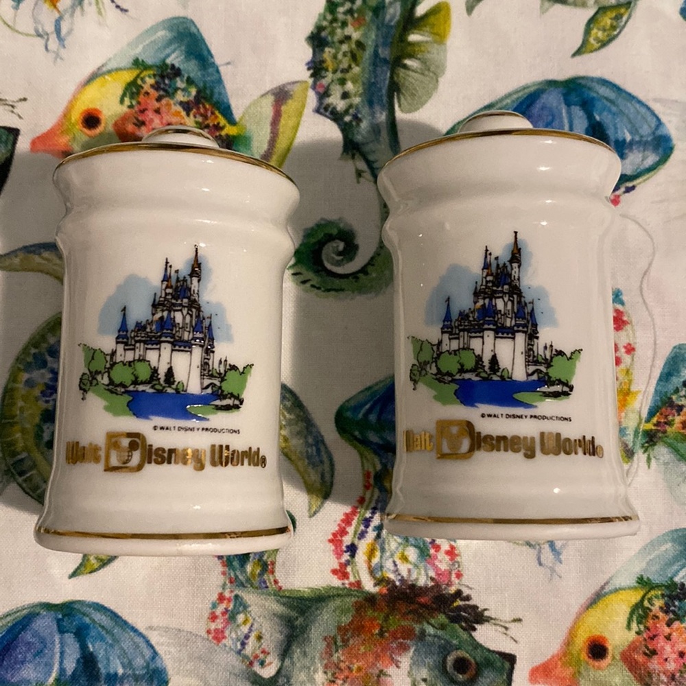 Vintage Walt Disney World Salt and Pepper Shakers